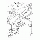 Схема вузла: Паливний бак Yamaha XVS950 XV950 Racer