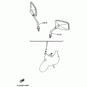 Схема узла: Опция (CHASSIS 2) Yamaha XV1100 Virago