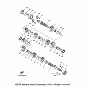 Схема вузла: Трансмісія Yamaha XV1900 Raider