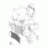 Схема узла: Радиатор и Патрубок системы охлаждения Yamaha FZ1 FZ1 FAZER (S-TYPE ABS)