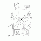 Схема узла: Partie electrique 2 Yamaha XJR1300
