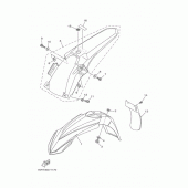 Схема узла: Крыло Yamaha YZ125