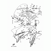 Схема вузла: Паливний бак Yamaha TTR110 TT-R110
