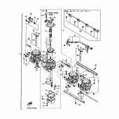 Схема узла: Карбюратор Yamaha XJR1200