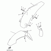 Схема узла: Крыло Yamaha WR250 WR250Z