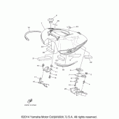 Схема узла: Топливный бак Yamaha XV1900 Raider S