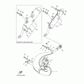 Схема вузла: Вихлопна система Yamaha YZ250 YZ250