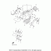 Схема вузла: Крило Yamaha XVS650 V-Star Custom