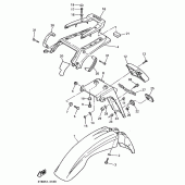 Схема узла: Крыло Yamaha XT600 XT600