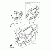 Схема вузла: Бічна кришка Yamaha YZF-R1 R1
