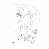 Схема узла: Сиденье Yamaha XP500 T-MAX