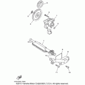 Схема узла: Масляный насос Yamaha XVS650 V-Star Custom