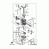 Схема вузла: Карбюратор Yamaha XT225 XT225