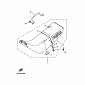 Схема вузла: Сидіння Yamaha TT250R TT-R