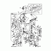 Схема узла: Топливный бак Yamaha XV1700 Road Star