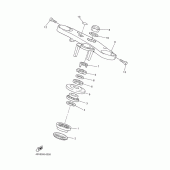 Схема вузла: Рульовий механізм Yamaha YZF1000R Thunderace
