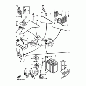 Схема вузла: Електроустаткування 2 Yamaha XVS1300 V-Star Classic
