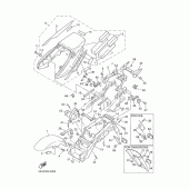 Схема узла: Крыло Yamaha XJR1300
