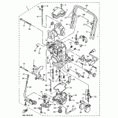 Схема вузла: Карбюратор Yamaha YZ400