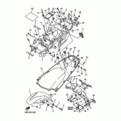 Схема вузла: Крило Yamaha YZF-R6/YZF600 R6