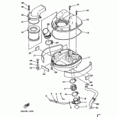 Схема вузла: Впускна система Yamaha TDM850