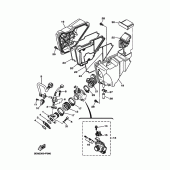 Схема узла: Впускная система Yamaha YBR125