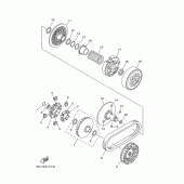 Схема вузла: Зчеплення Yamaha YP400 Majesty