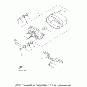 Схема вузла: Задній ліхтар (Стоп сигнал) Yamaha YZF600R Thundercat