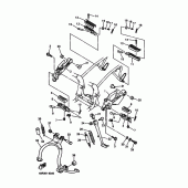Схема узла: Подножки и Подставка Yamaha XJ600 Diversion (Naked)