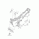 Схема узла: Рама Yamaha YBR125