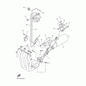 Схема вузла: Вихлопна система Yamaha FZ1 FZ1 FAZER (S-TYPE)