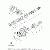 Схема вузла: Проміжна передача Yamaha XVS650 V-Star Classic
