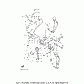 Схема вузла: Система індукції повітря Yamaha YZF600R Thundercat