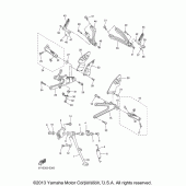 Схема узла: Подножки и Подставка Yamaha YZF-R1 R1S Limited Edition