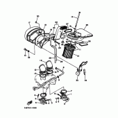 Схема вузла: Впускна система Yamaha XV400 Virago