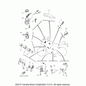 Схема вузла: Електроустаткування (2) Yamaha FJ09 FJ-09