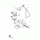 Схема узла: Подножки и Подставка Yamaha YZ450F YZ450F