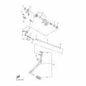 Схема узла: Вал переключения Yamaha FZS1000 FAZER