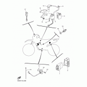 Схема вузла: Електроустаткування 1 Yamaha WR450F