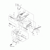 Схема вузла: Задній важіль та підвіска Yamaha YZF-R1 R1