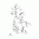 Схема вузла: Паливний бак Yamaha XV1700 Road Star