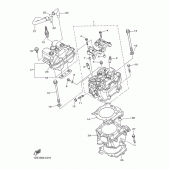 Схема вузла: Циліндр Yamaha WR450F