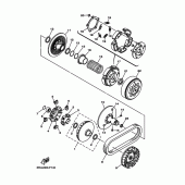 Схема вузла: Зчеплення Yamaha YP400 Grand Majesty