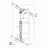 Схема вузла: Задня підвіска Yamaha YZ250 YZ250FX