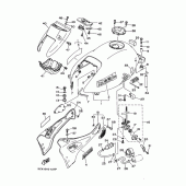 Схема узла: Топливный бак Yamaha FZX250 ZEAL