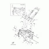 Схема вузла: Рама Yamaha MT09/MTN850 MT-09
