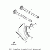 Схема узла: Распредвал и Цепь ГРМ Yamaha FZ10/ MTN1000 FZ-10