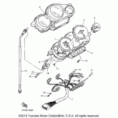 Схема вузла: Панель приладів Yamaha YZF600R Thundercat