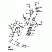 Схема узла: Рулевой механизм Yamaha XVZ1300 Royal Star Tour Deluxe