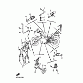 Схема узла: Электрооборудование 1 Yamaha FZ6 FZ6 FAZER